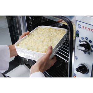 Produktbild für Auflaufform Hendi Rustica Ofenform, weiß, aus Porzellan