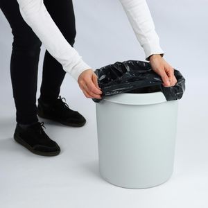 Produktbild für Papierkorb Helit H6106182, the german, grau