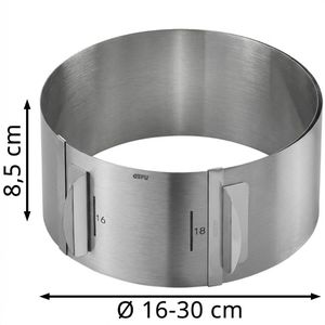 Produktbild für Tortenring Gefu Tondo 14308, backofenfest, aus Edelstahl