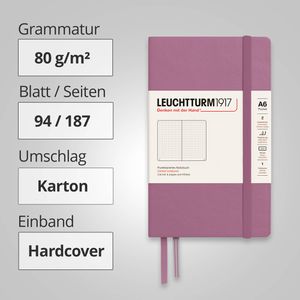 Produktbild für Notizbuch Leuchtturm1917 Pocket, 372354, Karton Hardcover