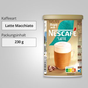 Produktbild für Kaffee Nescafe Gold Latte
