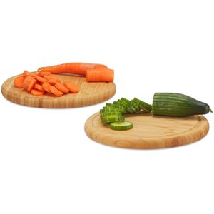 Produktbild für Schneidebrett Relaxdays 10022153 aus Bambus