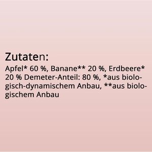 Produktbild für Fruchtpüree MOGLi Erdbeere Quetschie,100% Frucht demeter, BIO