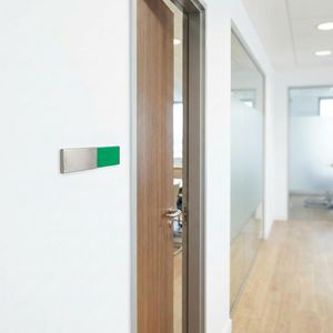 Produktbild für Türschild SignSystems NA9020, New Age, silber