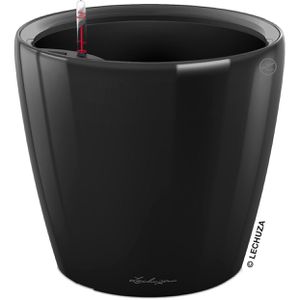 Produktbild für Übertopf Lechuza CLASSICO LS 43, schwarz hochglanz, Ø 44x40cm