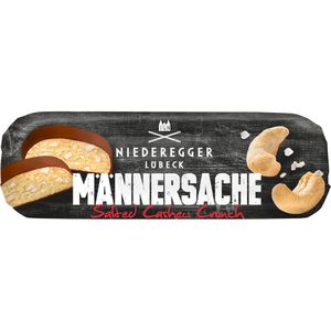 Marzipan Niederegger Männersache Salted Cashew Crunch, Brot