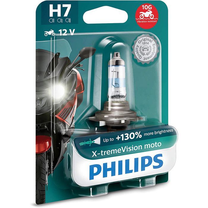 Philips Auto-Lampe X-tremeVision Moto 12972XV-BW, H7, 12V, Scheinwerferlampe  – Böttcher AG