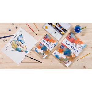 Produktbild für Aquarellpapier Clairefontaine Aquapad Block, A6