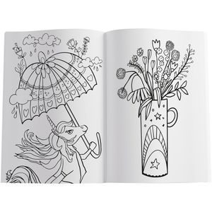 Produktbild für Malbuch Pelikan 101530 Einhorn, mit Stickern