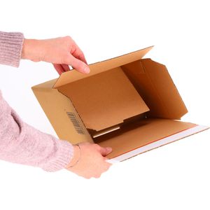 Produktbild für Faltkartons Smartboxpro 1-wellig, 10 Stück