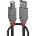 Zusatzbild USB-Kabel Lindy 36672 Anthra Line, USB 2.0, 1 m