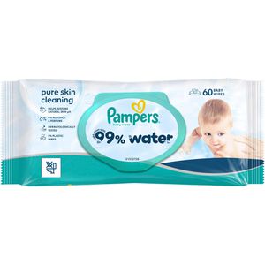Feuchttücher Pampers 99% Water, 60 Tücher