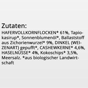 Produktbild für Müsli barnhouse Krunchy Low Sugar Crazy Nuts, BIO