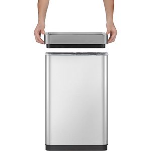 Produktbild für Mülleimer EKO Mirage X, VB 926080, Sensor, silber