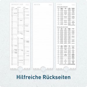 Produktbild für Streifenkalender Häfft 11405-7, Rainbow kompakt