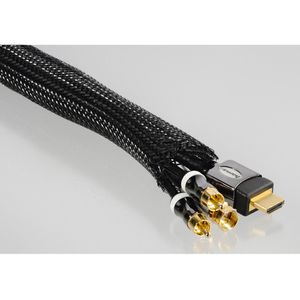Produktbild für Kabelschlauch Hama 220995, schwarz
