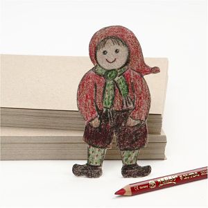 Produktbild für Kraftpapier Creativ-Company 20514, graubraun, A4