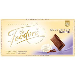 Tafelschokolade Feodora Edel Bitter Sahne