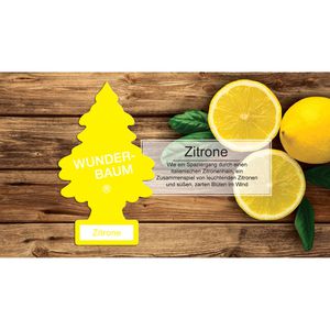Produktbild für Autoduft Wunderbaum 134201, Zitrone