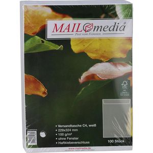 Produktbild für Versandtaschen Mailmedia weiß, C4