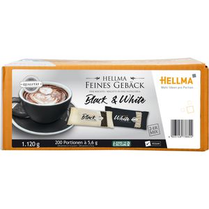 Produktbild für Kekse Hellma Feines Gebäck Black &amp; White laktosefrei &amp; vegan