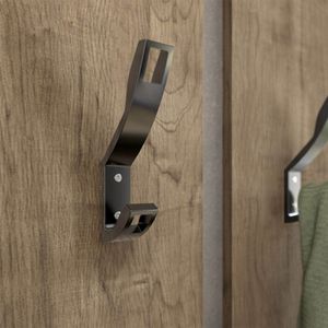 Produktbild für Garderobenhaken SO-TECH Peti, 109022, chrom dunkel