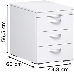 Produktbild für Rollcontainer Geramöbel Flex, Holz