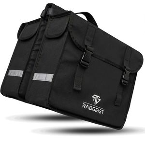 Gepäckträgertasche Radgeist DPP-BL-15, schwarz, 30 Liter