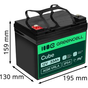 Produktbild für AGM-Batterie Green-Cell VRLA
