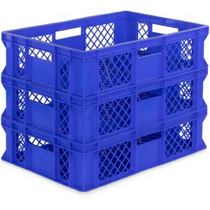 Produktbild für Eurobox Alpha-Paletten blau, 29 Liter, lebensmittelecht
