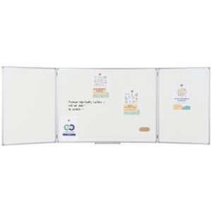 Produktbild für Klapptafel Bi-Office Earth Trio, Whiteboard