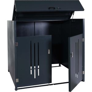 Produktbild für Müllcontainerbox Mendler HWC-M54, 160 x 154 x 136 cm