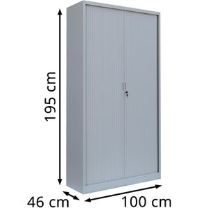 Produktbild für Rollladenschrank Lüllmann 555150, aus Metall