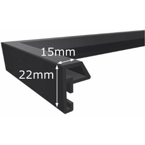 Produktbild für Bilderrahmen walther-design Steel Style ES130G, A4