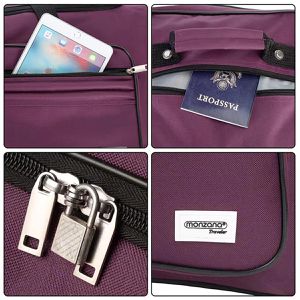 Produktbild für Reisetasche Monzana 108331, violett, 70 cm