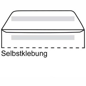 Produktbild für Briefumschläge ÖKI 43200, weiß, DIN lang