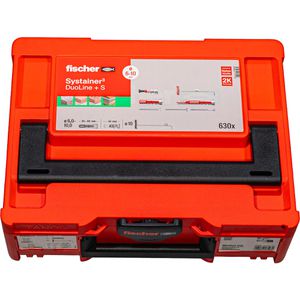 Produktbild für Schrauben-Dübel-Set Fischer 579238, DuoLine Systainer M137
