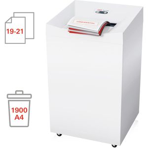 Produktbild für Aktenvernichter HSM Pure 830, 2382131, weiß, mit Rollen