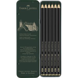 Produktbild für Graphitstifte Faber-Castell 115207, Pitt Matt Set
