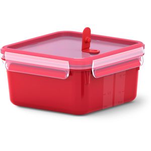 Mikrowellengeschirr Emsa Clip & Micro, rot, aus Kunststoff