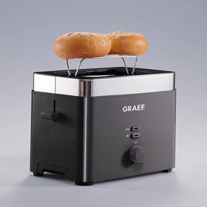 Produktbild für Toaster Graef TO62, mit 6 Röststufen &amp; Auftaufunktion