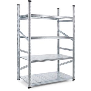 Schwerlastregal GEWE 812G4R, 4 Metallböden