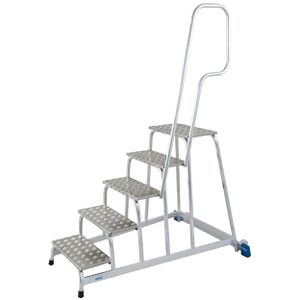 Produktbild für Montagetritt Krause Stabilo, 805102, bis 150kg, mit 2 Rollen