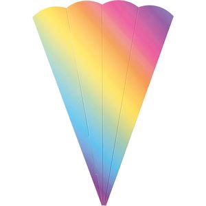 Produktbild für Schultüte Folia 94577 Rohling, Regenbogen