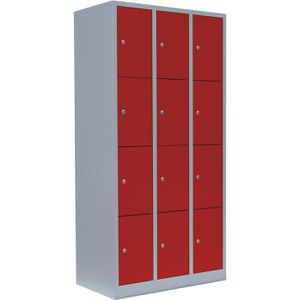Produktbild für Schließfachschrank ClassiX X-520434, rot