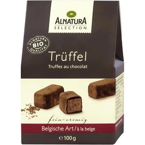 Alnatura Pralinen Selection Trüffel Nougat, Bio, belgische Art, 100 g