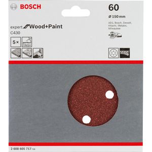 Produktbild für Schleifpapier Bosch C430 Wood and Paint, Körnung 60