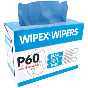 Einwegtücher Wipex Wipers P60, 55506E, blau