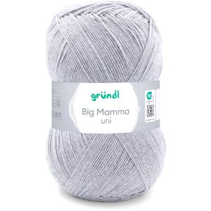 Produktbild für Häkelgarn Gründl 2611-144 Big Mamma uni, mittelgrau