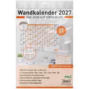 Produktbild für Plakatkalender RNK 2917/27, Jahr 2027